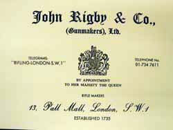 John Rigby & Co. Ltd (NLR)