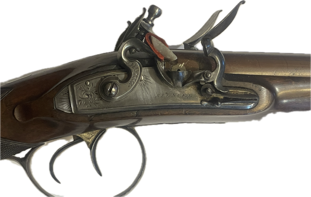 DOUBLE FLINTLOCK BY SPENCER